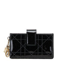 Dior Lady Dior Cannage Patent Leather Card Case