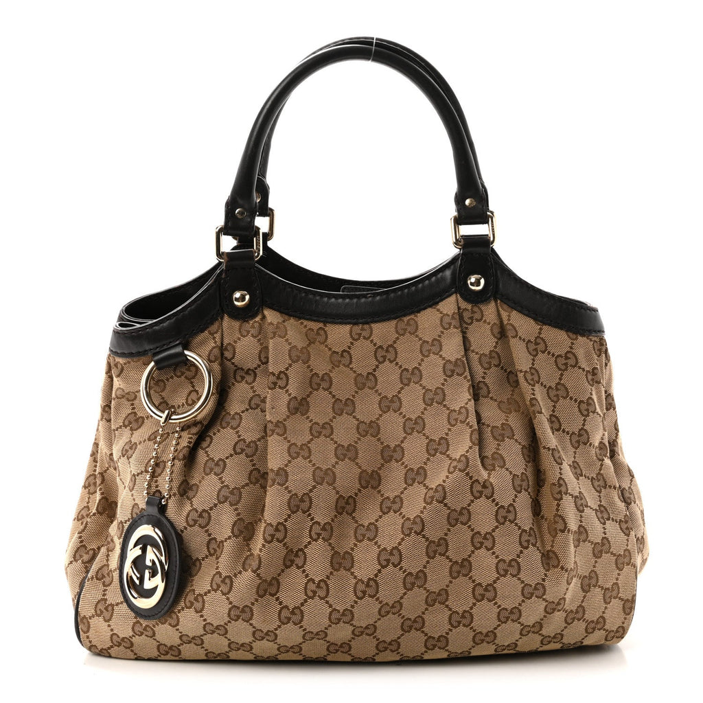 Monogram Medium Sukey Tote Dark Brown