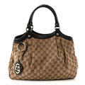 Monogram Medium Sukey Tote Dark Brown