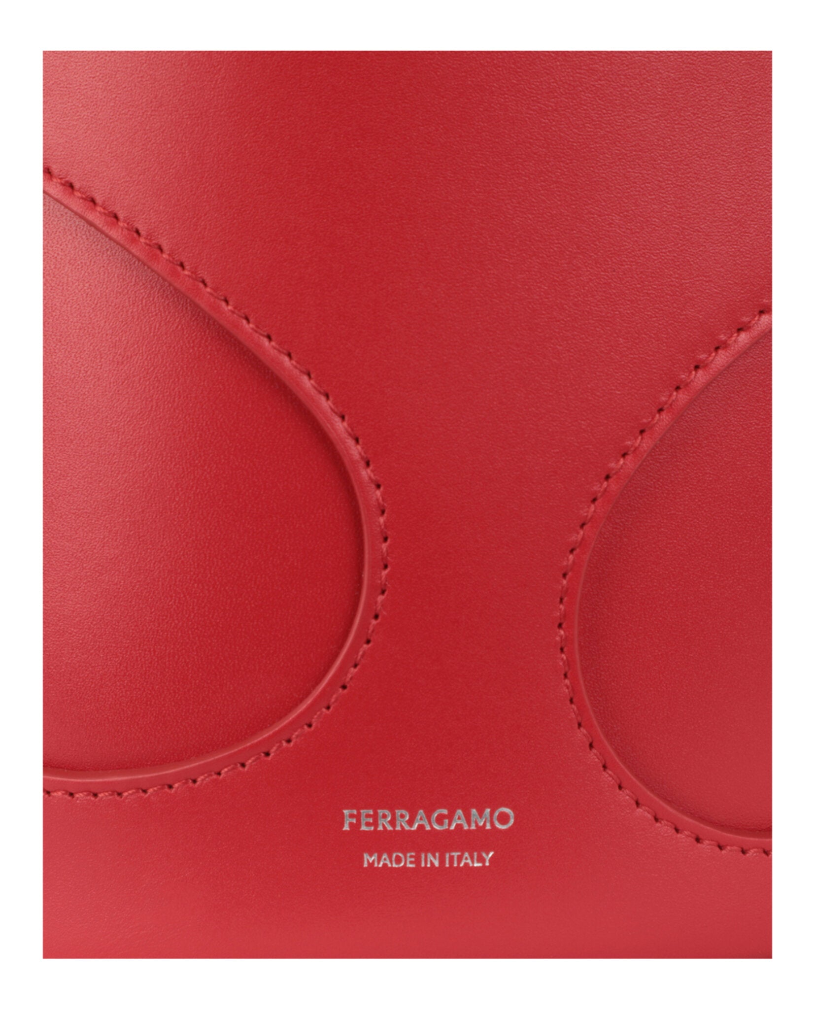 Ferragamo Womens Cut-Out Leather Mini Tote Bag