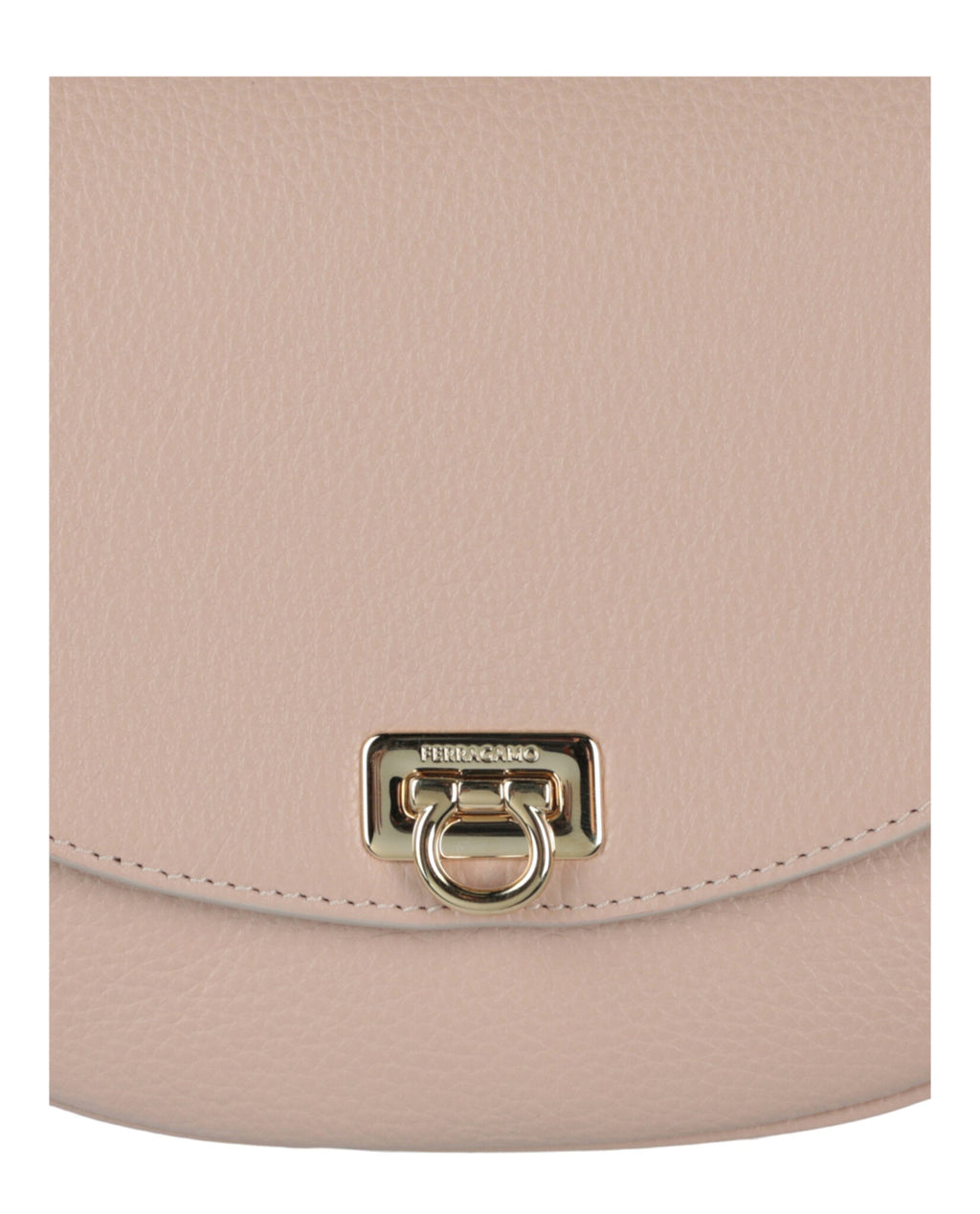 Ferragamo Womens Gancini Buckle Crossbody Bag