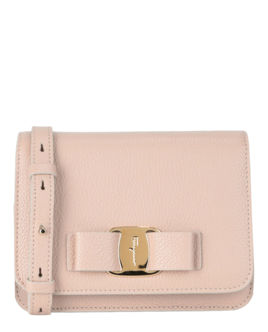 Ferragamo Womens Vara Bow Crossbody ONE SIZE Light Pink