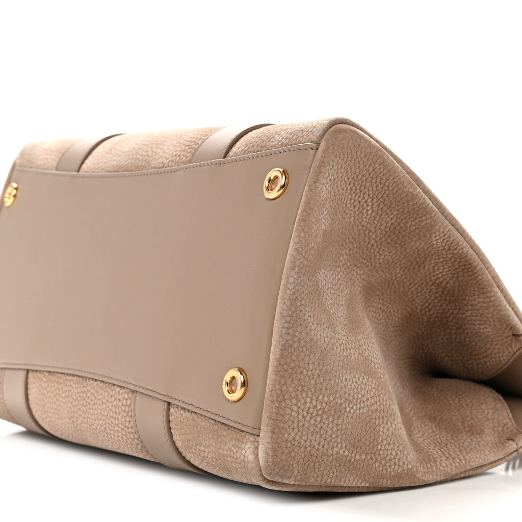 Grained Nubuck L32 Loom Bag Fossil
