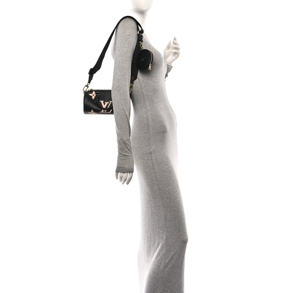 Empreinte Monogram Giant Papillon BB Black Beige