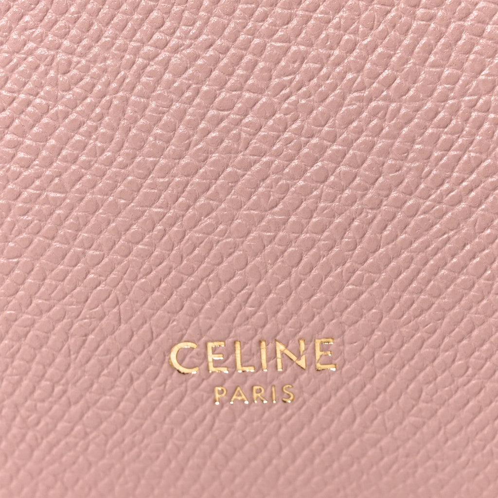 Grained Calfskin Nano Belt Bag Vintage Pink