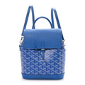 Goyardine Calfskin Mini Alpin Backpack Sky Blue