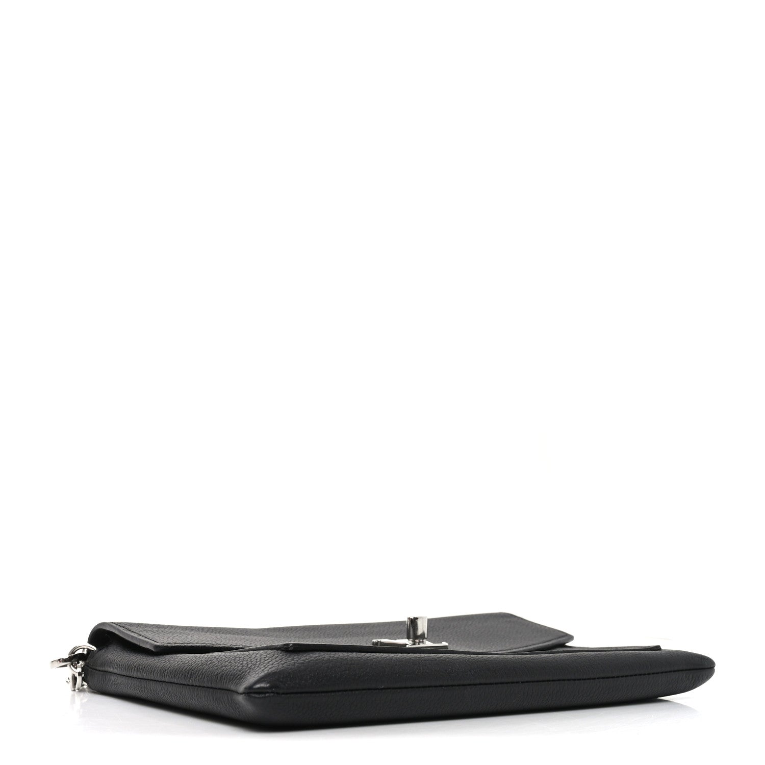 Soft Calfskin My Lockme Chain Pochette Black