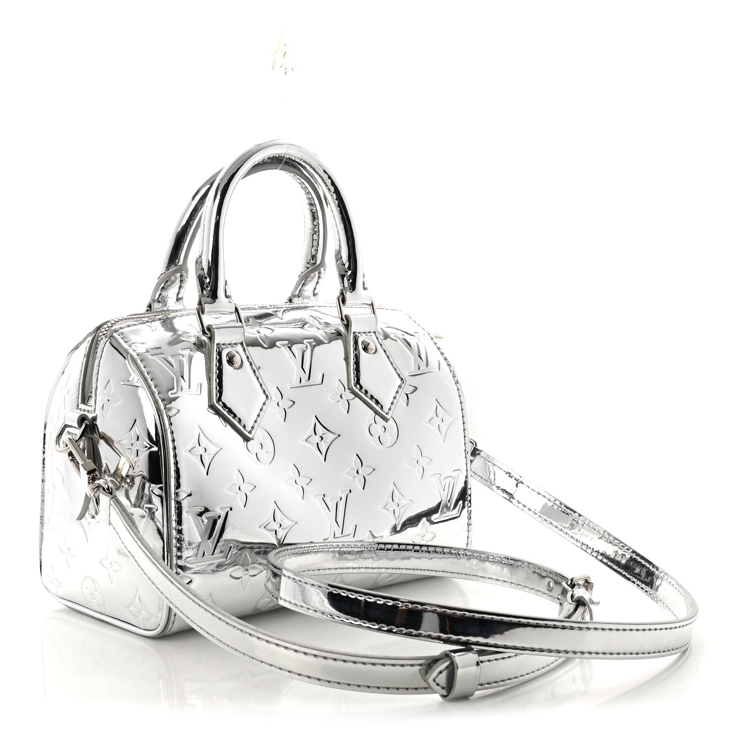 Monogram Miroir Speedy Bandouliere 20 Silver