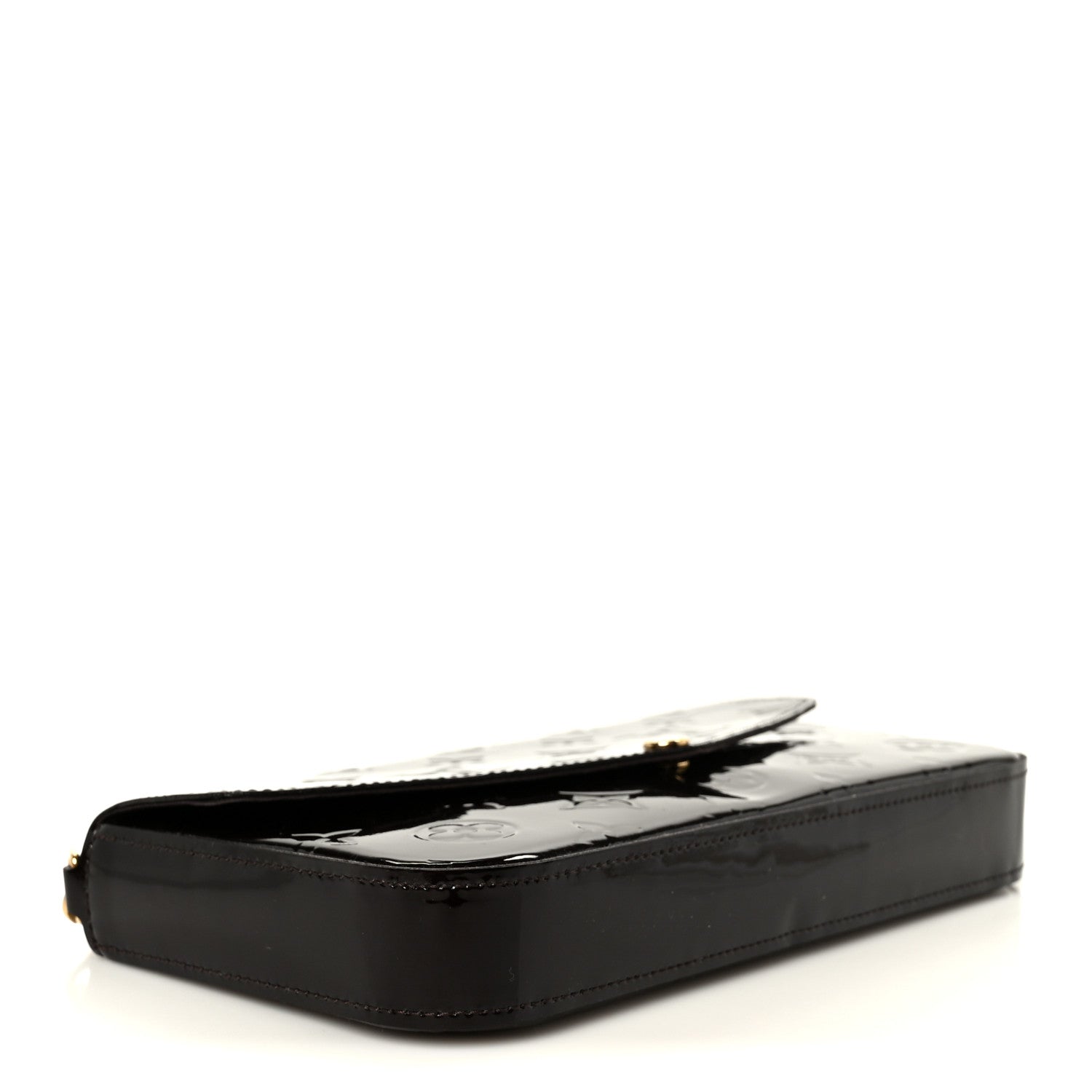 Vernis Pochette Felicie Chain Wallet Amarante
