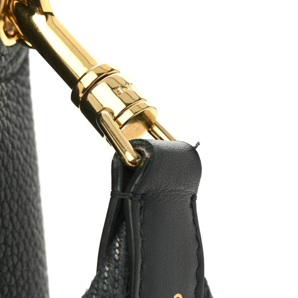Soft Grained Calfskin Sangle Bucket Bag Amazone