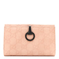 Guccissima Horsebit Clip Wallet Pink