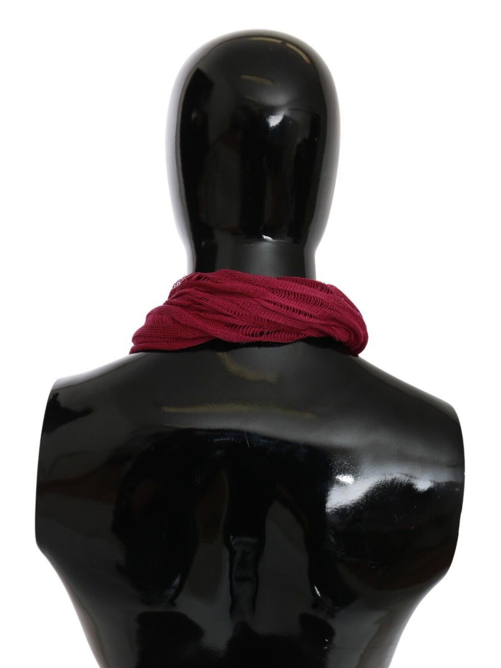 John Galliano Bordeaux Neck Wrap Shawl Foulard Women's Scarf