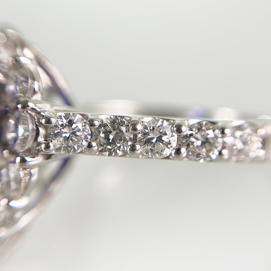 Ring Platinum Tanzanite Diamond