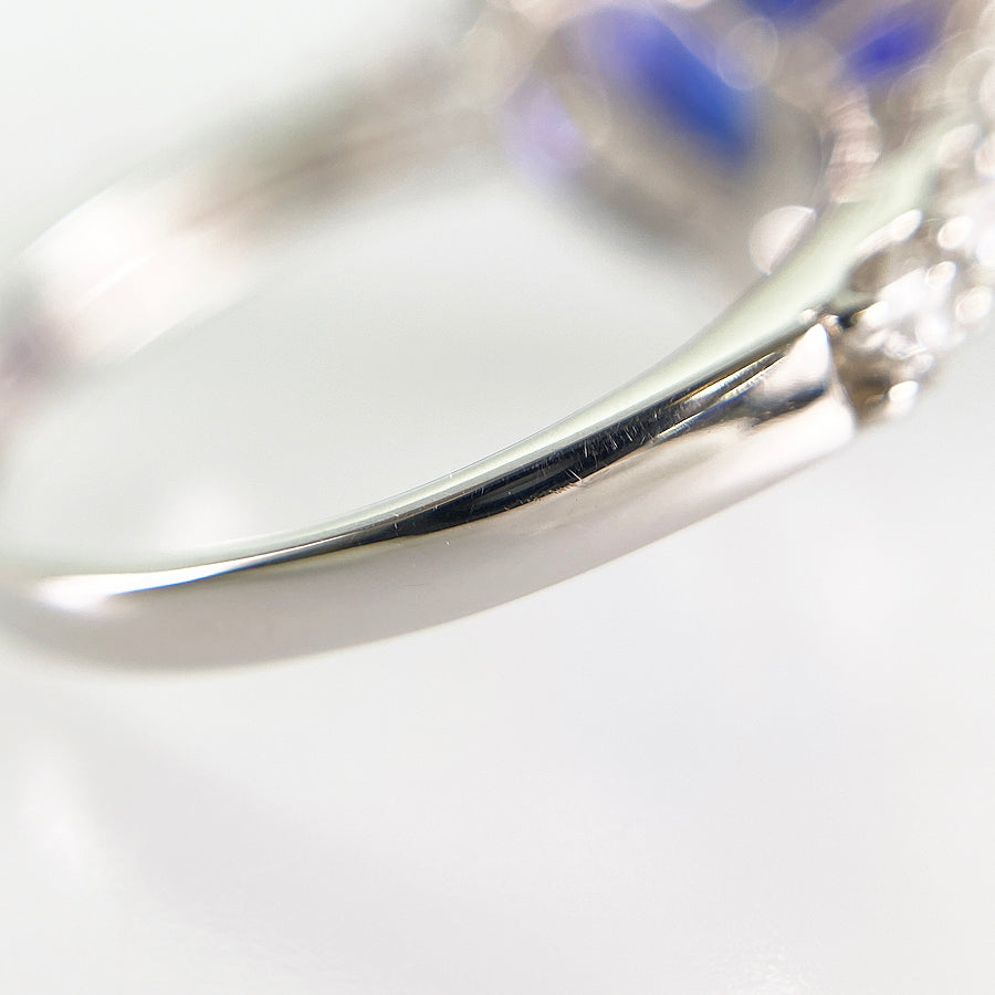 Ring Platinum Tanzanite Diamond