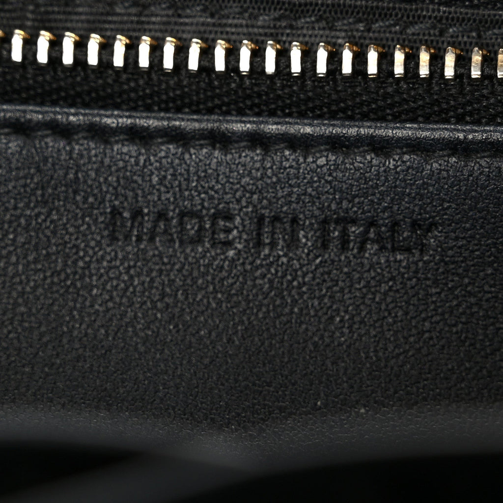 Lambskin Cannage Chain My Dior Daily Chain Pouch Black
