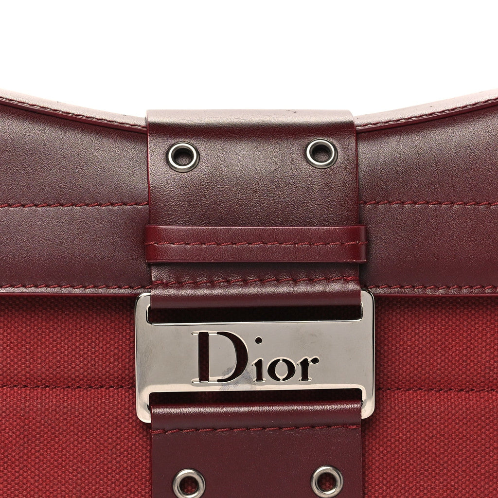 Canvas Calfskin Street Chic Columbus Ave Burgundy