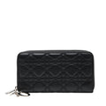 Dior Lady Dior Cannage Leather Long Wallet