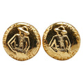 Chanel Mademoiselle Round Earrings