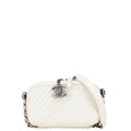 Chanel Boy Chanel Coco Mark Lambskin Shoulder Bag