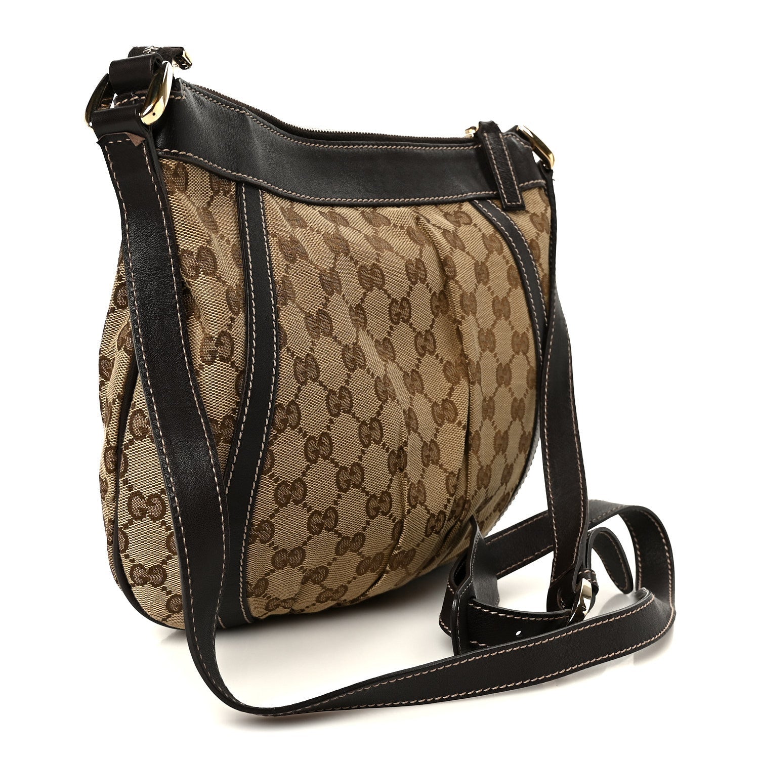 Monogram Small D Gold Ring Messenger Dark Brown