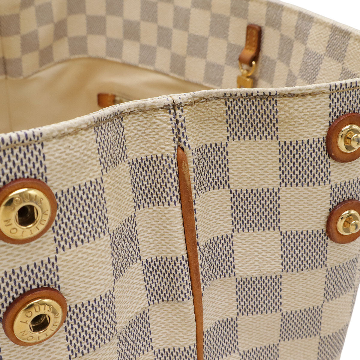 Louis Vuitton Cabas MM Damier Azur 2way Tote Bag