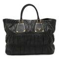 Prada Gather Leather Tote Bag