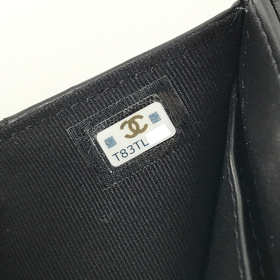 CHANEL Boy Chanel Compact wallet Trifold wallet
