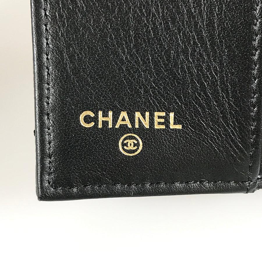 CHANEL Boy Chanel Compact wallet Trifold wallet