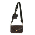 Monogram Felicie Strap & Go Kaki