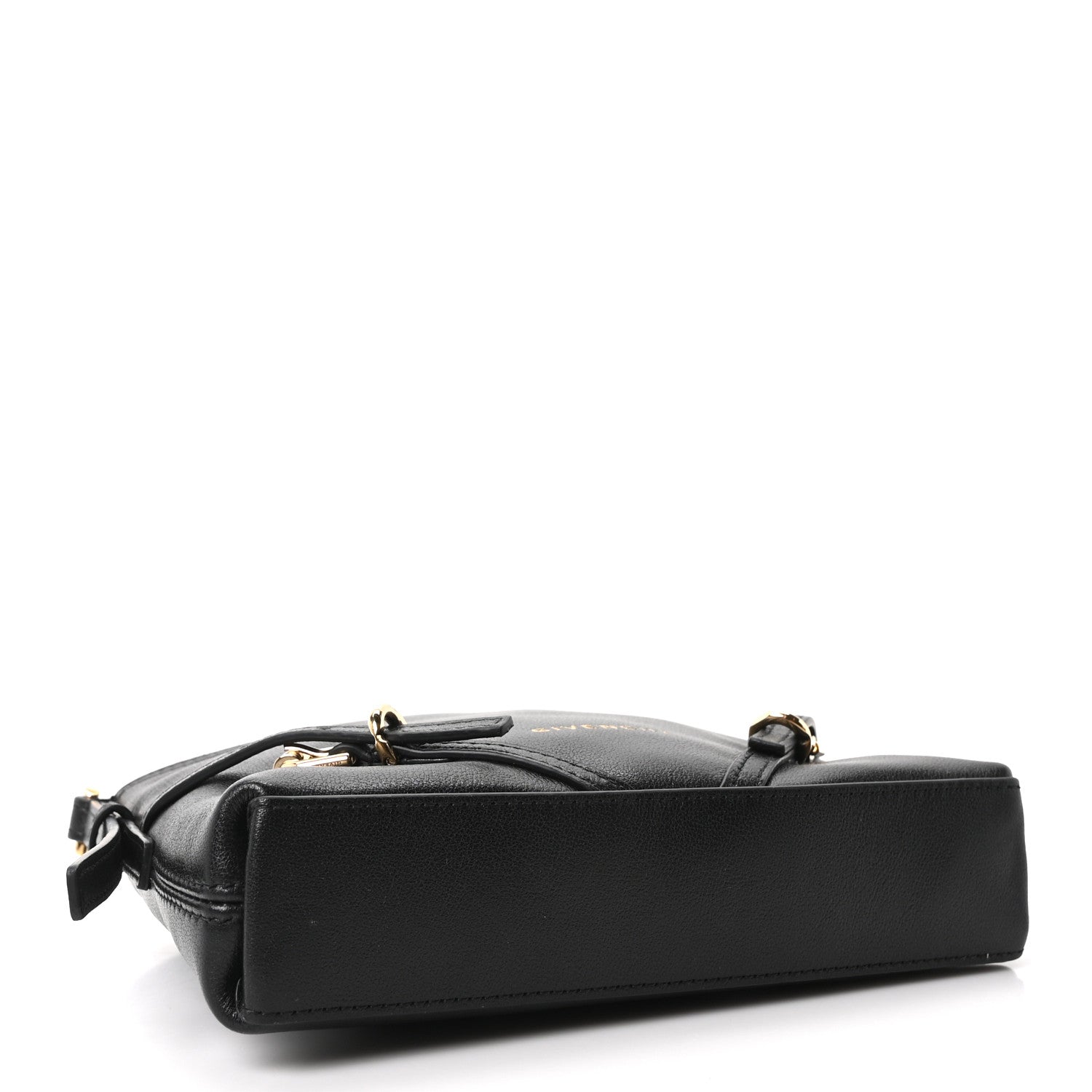 Tumbled Calfskin Nano Voyou Bag Black