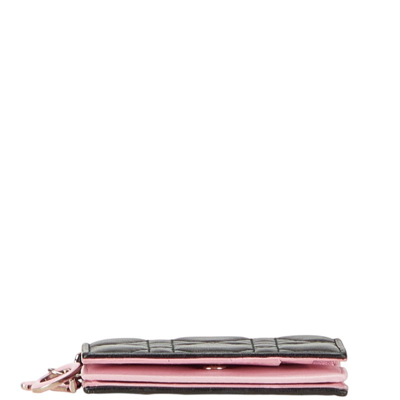 Dior Lady Dior Cannage Leather Card Case