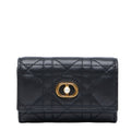 Dior Jolie Glycine Cannage Lambskin Wallet