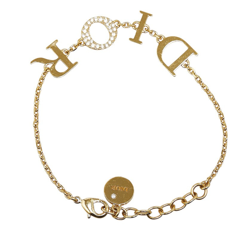 Dior Rhinestone Chain Bracelet
