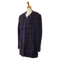 Chanel Coco Mark Check Silk Wool Nylon Jacket