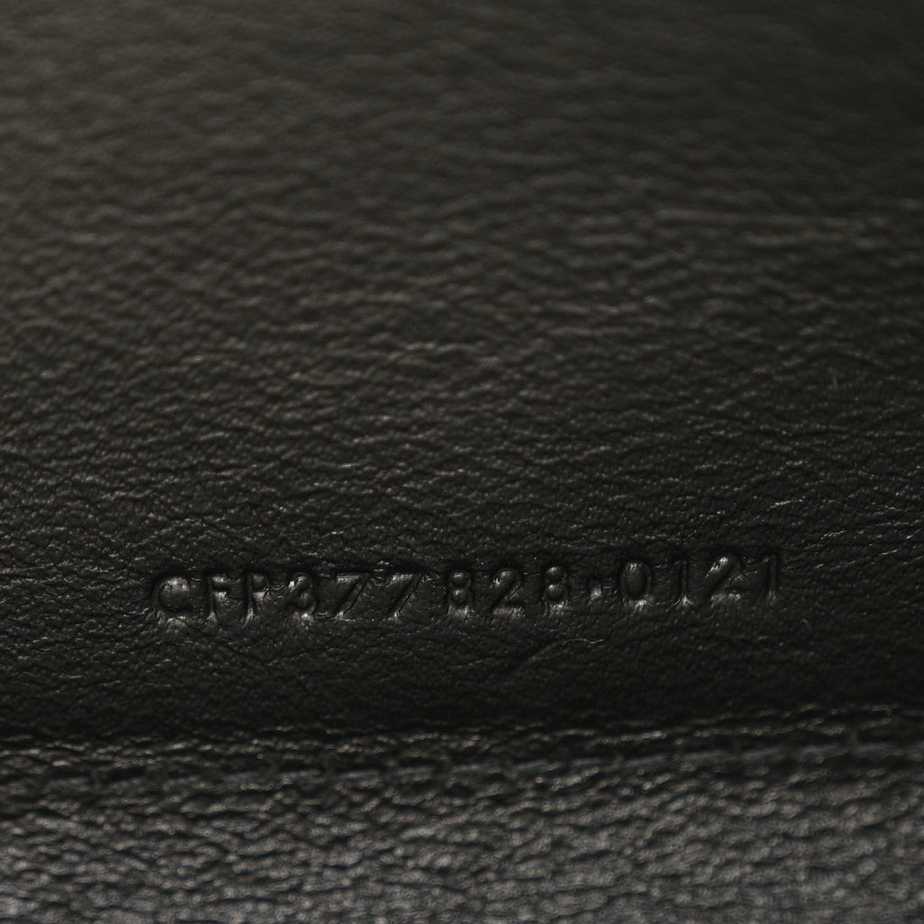 Grain De Poudre Matelasse Chevron Monogram Chain Wallet Crema Soft