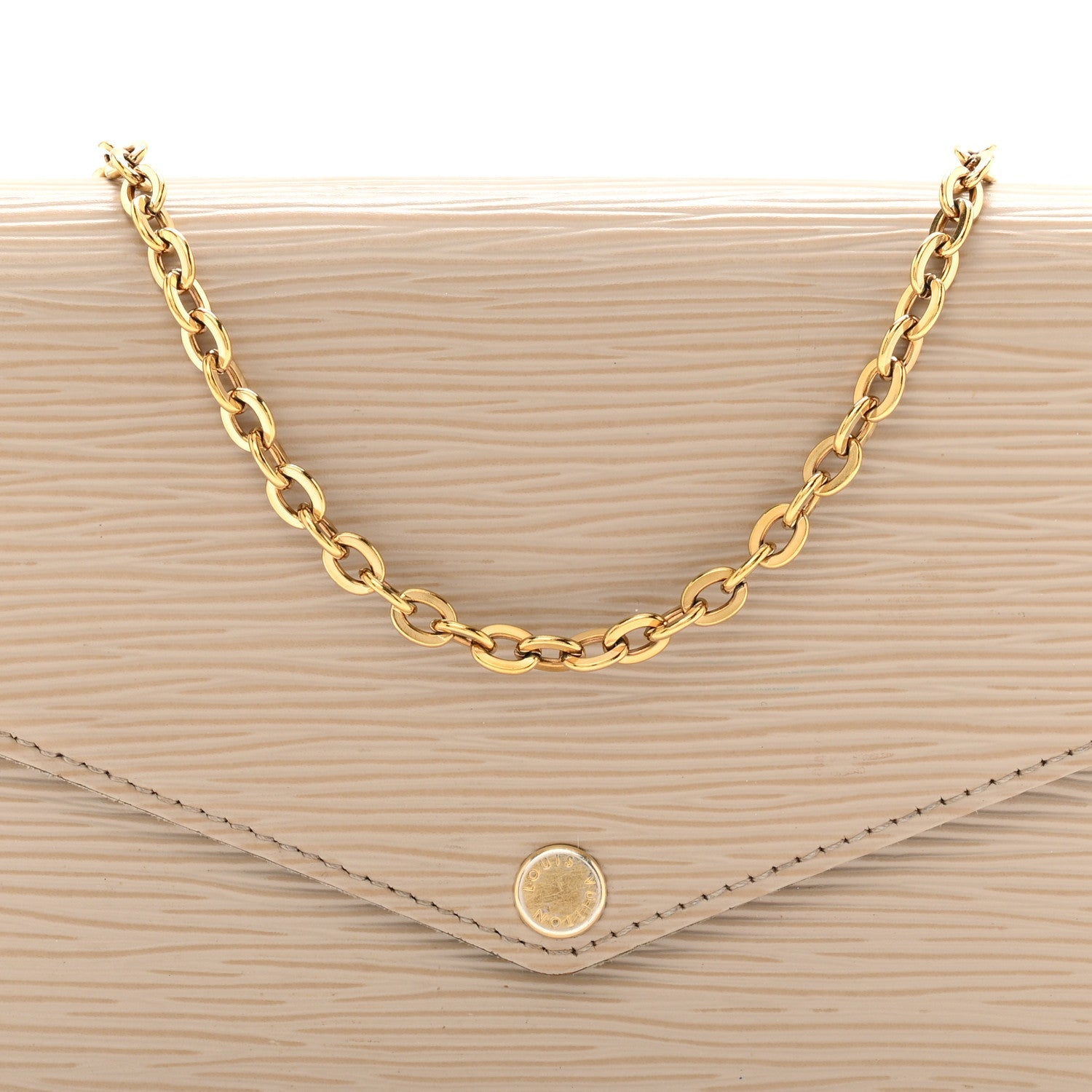 Epi Felicie Pochette Chain Wallet Galet
