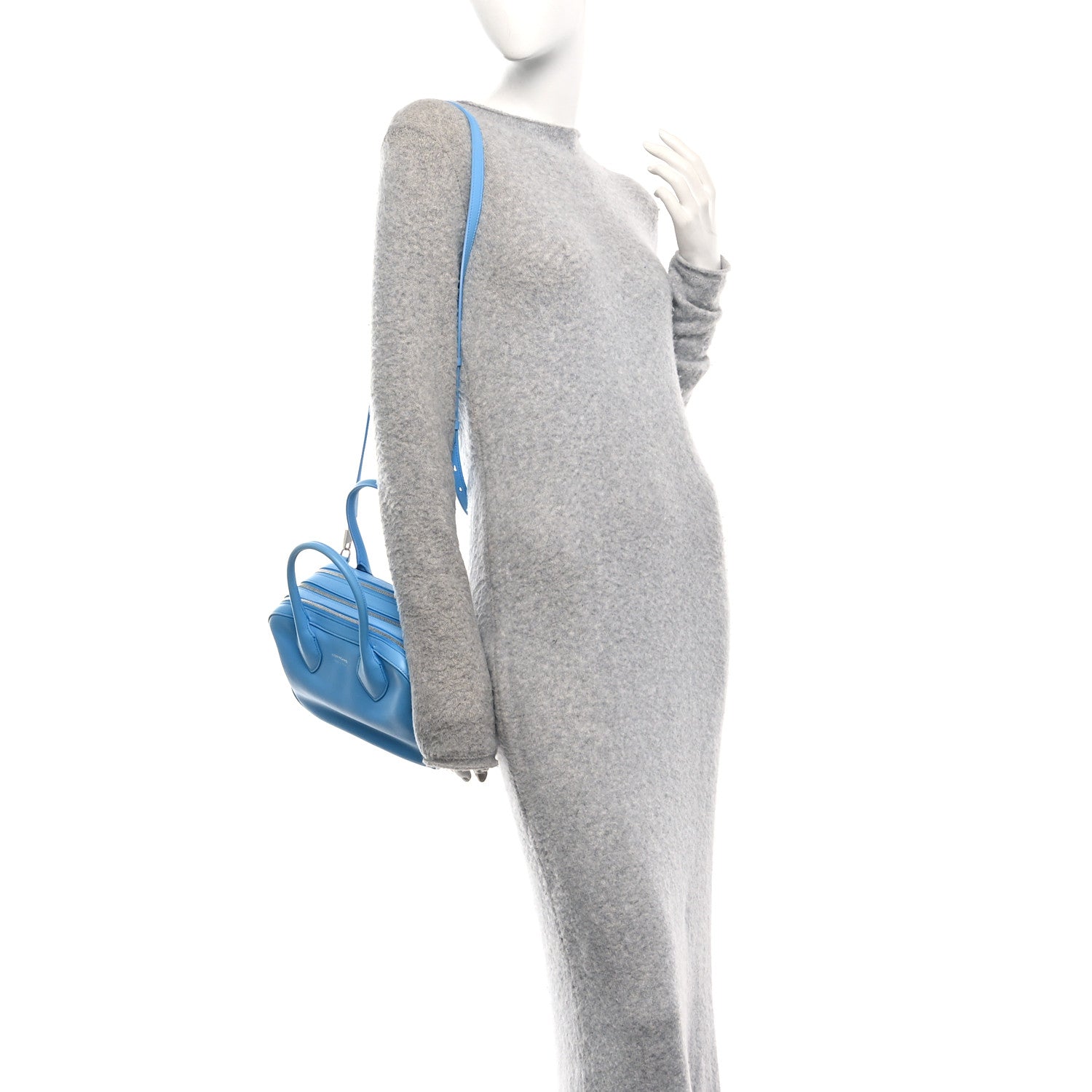Calfskin Star Top Handle Bag Blue