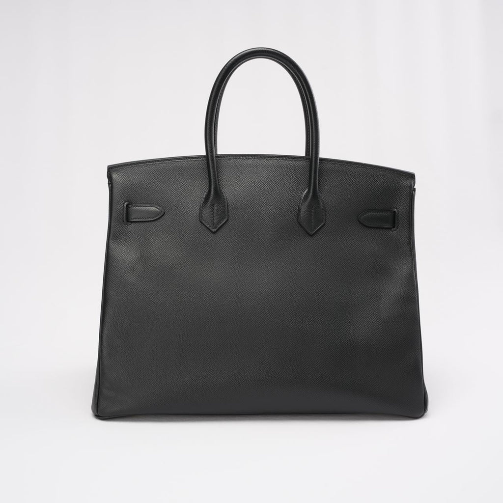Hermes Birkin 35 Sellier Epsom Leather Black 2014