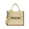 Christian Dior Dior Book Tote Oblique Raffia Tote Bag