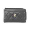 Chanel Timeless Classic Caviar Skin Card Case