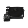 Prada Spazzolato Shoulder Bag