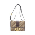 Dior DIOR OBLIQUE 30 MONTAIGNE Canvas Shoulder Bag