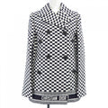 Christian Dior 8E21701A1730 Check Wool Coat