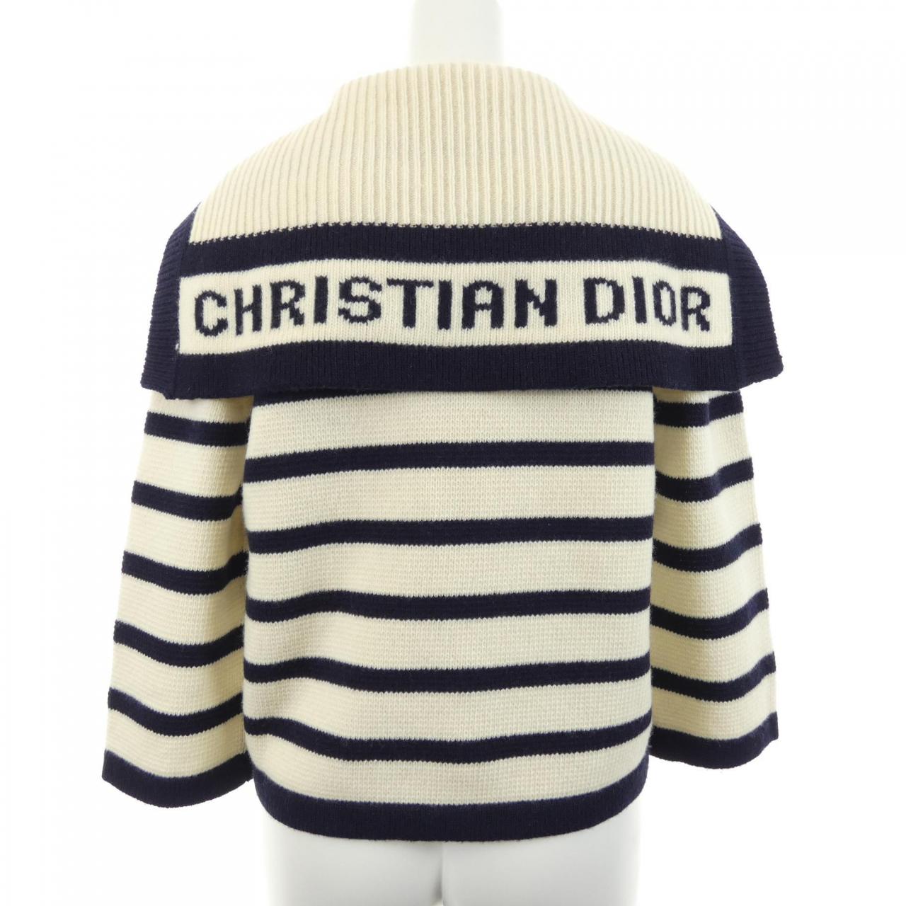 Christian Dior DIOR MARINIERE Cashmere Blend Cardigan
