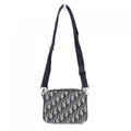 Dior Strap Zip Pouch Oblique Jacquard Bag