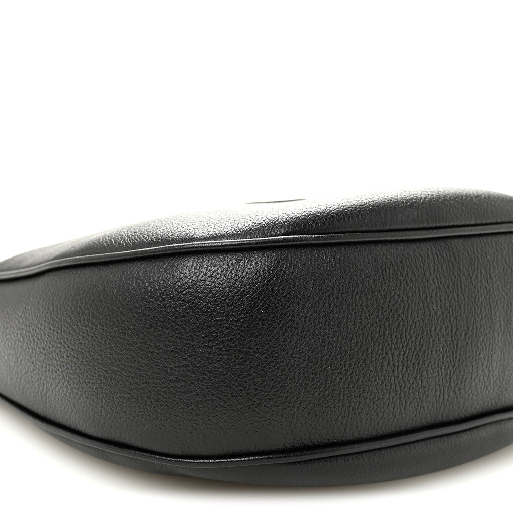 Supple Calfskin Cuir Triomphe Small Heloise Shoulder Bag Black