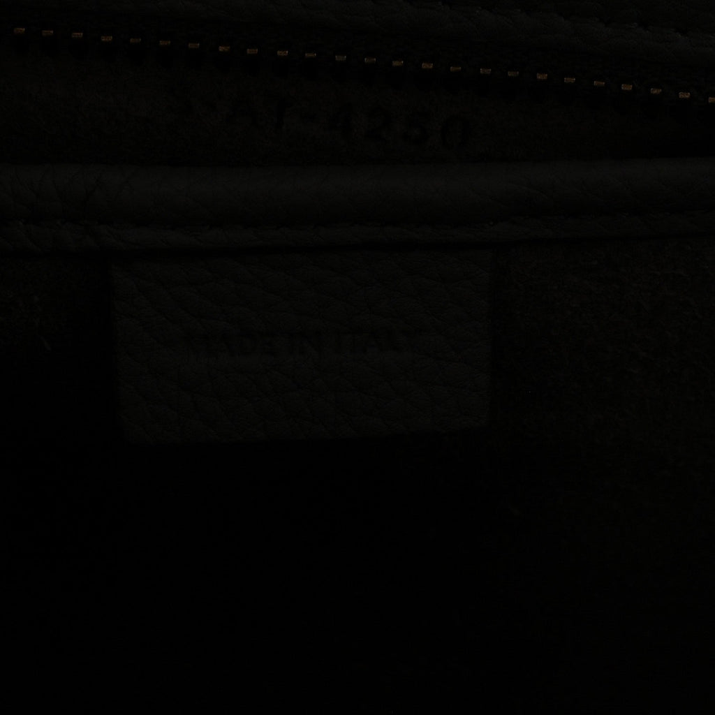 Drummed Calfskin Nano Luggage Kohl