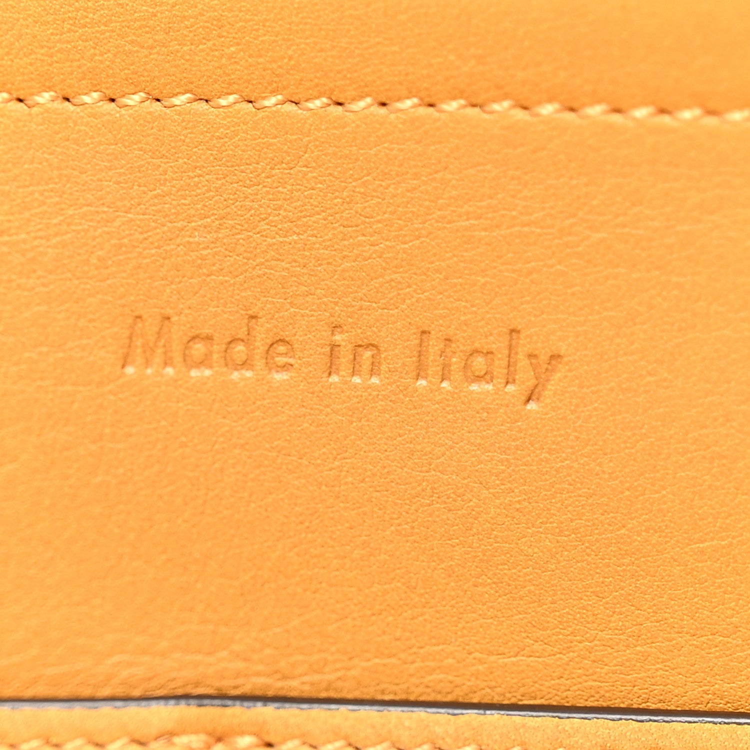 Supple Natural Calfskin Medium Tri-Fold Bag Ocre