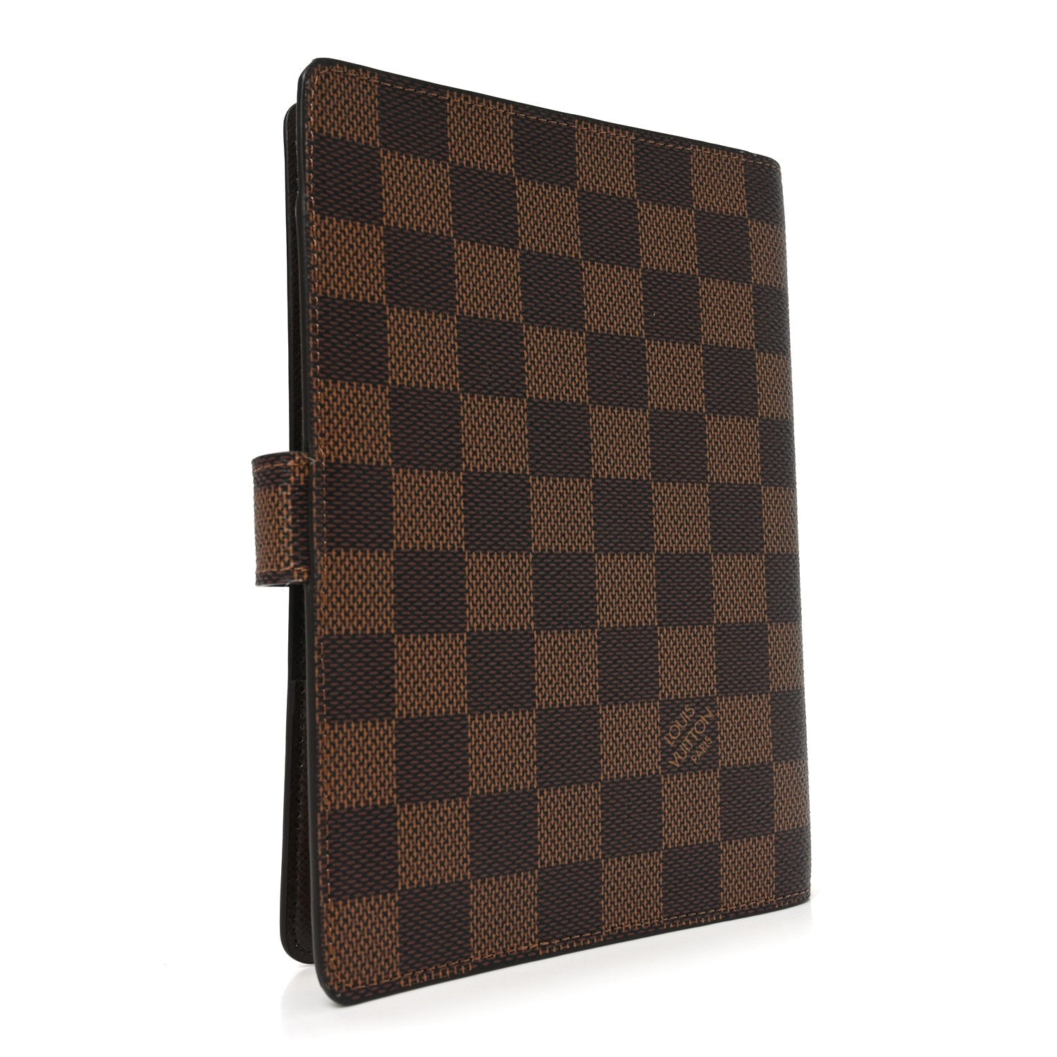 Damier Ebene Medium Ring Agenda Cover