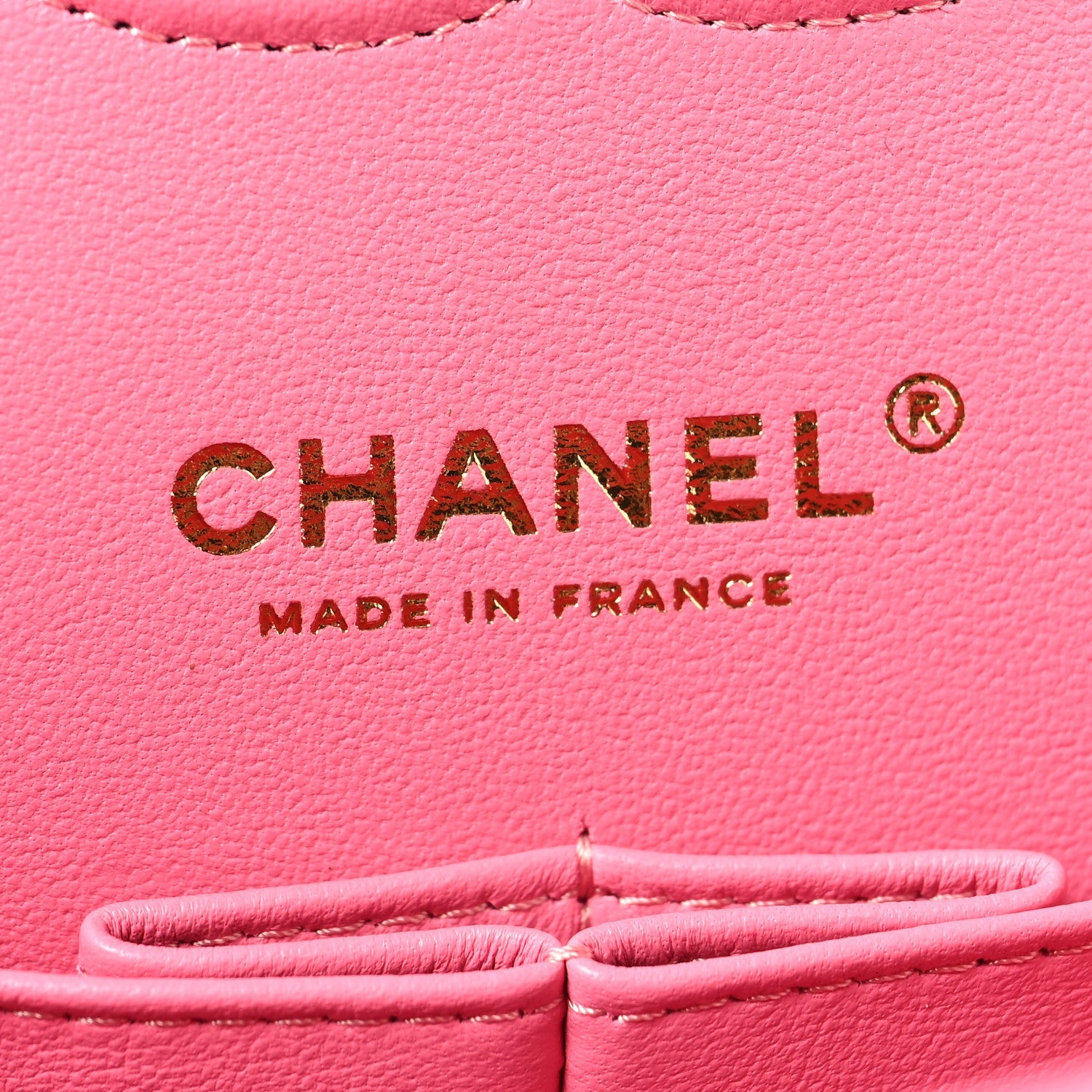 Caviar Quilted Medium Double Flap Pink